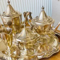 تی ست رد بارتون سیلور پلیت آمریکایی|ظروف سرو و پذیرایی|تهران, راه آهن|دیوار