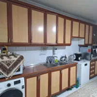 کابینت فلزی با درب چوبی