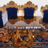 مبل استیل سلطنتی کلاف درشت فروش فوری زیر قیمت