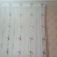 پرده حریر شاین دار وطرح دار