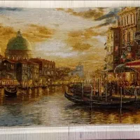 تابلو فرش ونیز یک مترو شصت در یک متر