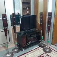 دستگاه ظبط و صوت سونی وتلوزیون در حد نو|سیستم صوتی خانگی|دلیجان, |دیوار