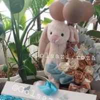 گل رز روبانی