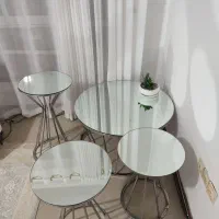 میز عسلی .میز بار و ساعت ب همراهه میز ارایش و اینه|مبلمان خانگی و میز عسلی|رشت, گلسار|دیوار