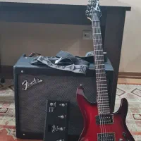 گیتار الکتریک و امپ و افکت و استرپ