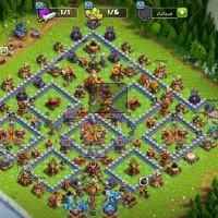 اکانت کلش آف کلنز ۱۸ هزار جم