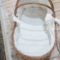 سبد حصیری نوزاد|تخت و صندلی بچه|یزد, |دیوار