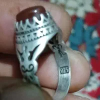 انگشتر نقره اصل (دست ساز)