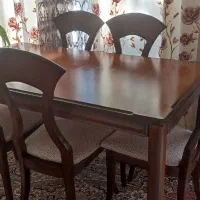 میز و صندلی نهارخوری ۶نفره درحدنو نو نوچوب گردو|میز و صندلی غذاخوری|شیراز, شهرک مهدیآباد|دیوار