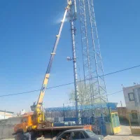 اجاره جرثقیل ۱۰تن دکل بلندو۷و۲۰و۵۰تن