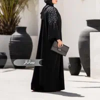 عبا بلند زنانه مجلسی رنگی و مشکی کد cx12376|لباس|سمنان, |دیوار