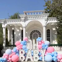 دکور تعیین جنسیت بادکنک آرایی|خدمات پذیرایی، مراسم|اصفهان, ارغوانیه|دیوار