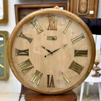 ساعت دیواری چوبی