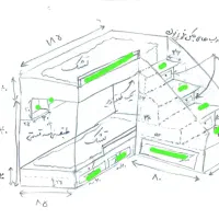سرویس اتاق کودک کمجا و کامل|تخت و سرویس خواب|تهران, کن|دیوار