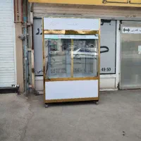 یخچال دوطرف نما ایستاده دو درب انبار دار