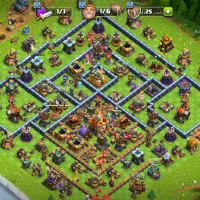 اکانت کلش آف کلنز تان 16نسبتا مکس