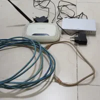 روتر تی پی لینک و سوییچ ۸ پورت زایکسل
