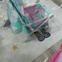 کالسکه اسباب بازی وتخت عروسک|اسباببازی بچه|شاهرود, |دیوار