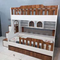 تخت دو طبقه مدل D-073N|تخت و سرویس خواب|رشت, حومه رشت|دیوار