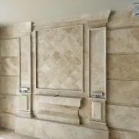 کاشیکاری وسنگ کاری پله هندی نما موزاییک