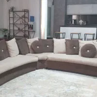 یک دست مبل ال ۷نفره درحد نو ترک اصل