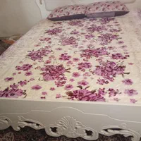 تختخواب دو نفره در ابعاد ۲ در ۱۶۰ مدل تاج|تخت و سرویس خواب|رباط‌کریم, مسکن مهر آبشناسان|دیوار