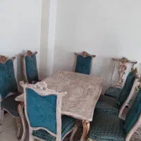 مبل مبلمان چوبی سلطنتی میز ناهار خوری|مبلمان خانگی و میز عسلی|اصفهان, جلالیه|دیوار