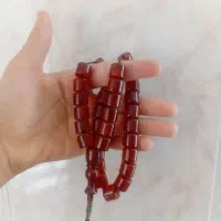 تسبیح کهربا شکلاتی