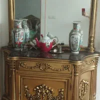 اینه کنسول ورق طلا