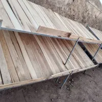 سلام ۲عدد طبق میوه فروشی  نو با تخته سالم و مرتب