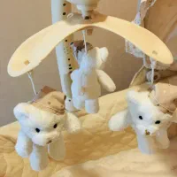 گهواره موزیکال کنار تخت مادر|تخت و صندلی بچه|کاشان, امیرکبیر|دیوار