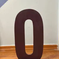 اعداد چوبی رنگی از 0 تا 9
