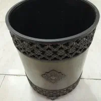 سطل زباله همراه جای دستمال کاغذی فلزی|لوازم نظافت|تهران, فلاح|دیوار