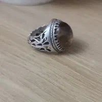 انگشتر عقیق یمن خزه ای