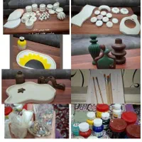 دکوری های رنگ شده و خام سنگ مصنوعی به قیمت مناسب