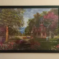 تابلو پازل ۱۰۰۰ تکه طرح خانه پدری