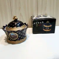 چینی قدیمی دکوری سرمه ای آنتیک و کمیاب گلدان قوری|ظروف سرو و پذیرایی|شیراز, سینما سعدی|دیوار