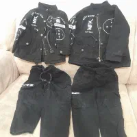 کت وشلوار کتان مناسب یک تا دوسال