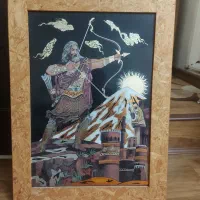 فروش سه تابلو زیبا آرش کمانگیر ،منجوق قدیمی ،کودک