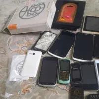 تعدادی گوشی سالم وخراب باباطری