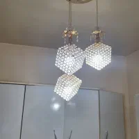 لوستر سه تیکه همراه با دیوارکوب