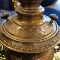 سرویس سماور زغالی روسی قدیمی مهردار ۱۹۴۲/کلکسیونی|کلکسیون اشیاء عتیقه|تهران, تهرانپارس غربی|دیوار