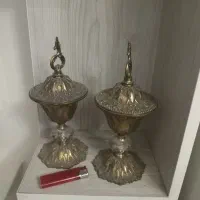 لوستر ساعت برنز برنج|لوستر و چراغ آویز|شهریار, شهرک وائین|دیوار