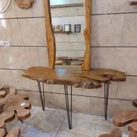 میز اسلب چوبی آیینه کنسول|میز و صندلی غذاخوری|مشهد, شهرک امام هادی (شهرک غرب)|دیوار