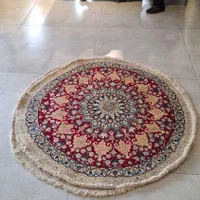 فرش دستباف گرد نایین قطر 1/5متری|فرش|تهران, جیحون|دیوار