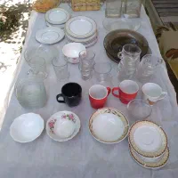 ۴۱ تکه چینی شامل بشقاب کاسه نعلبکی جای حبوبات