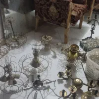 حدود ده عدد لوستر با تمام لوازمش