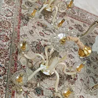 2عدد لوستر 5شاخه زیبا سالم|لوستر و چراغ آویز|اسلامشهر, شهرک واوان|دیوار
