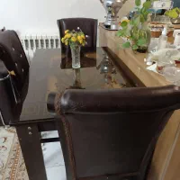 میز ناهارخوری 4 نفره|میز و صندلی غذاخوری|باقرشهر, |دیوار