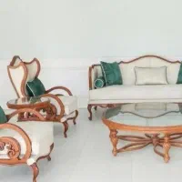 مبل کلاسیک مدل کین|مبلمان خانگی و میز عسلی|رشت, سیا اسطلخ|دیوار